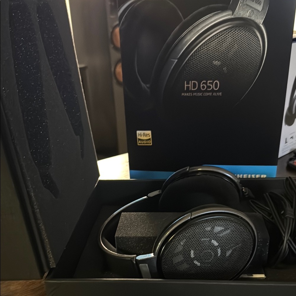 Sennheiser HD 650 Headphones - Sleek Black Design